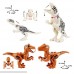 Liberty Imports Dino World Dinosaur Building Blocks Miniature Action Figures Jurassic Toys | Kids Bulk Party Favors Gift Pack Set of 16 B07K6V22GG